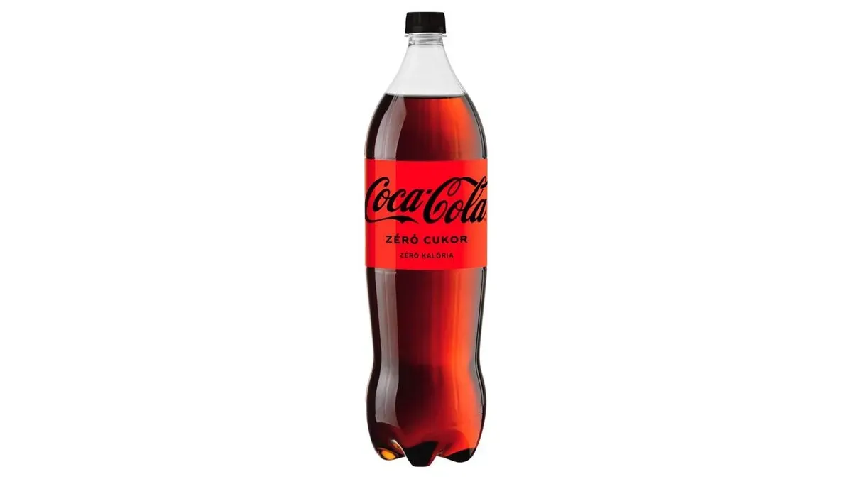 Coca-Cola Zero colaízű energiamentes szénsavas üdítőital édesítőszerekkel 1,75 l