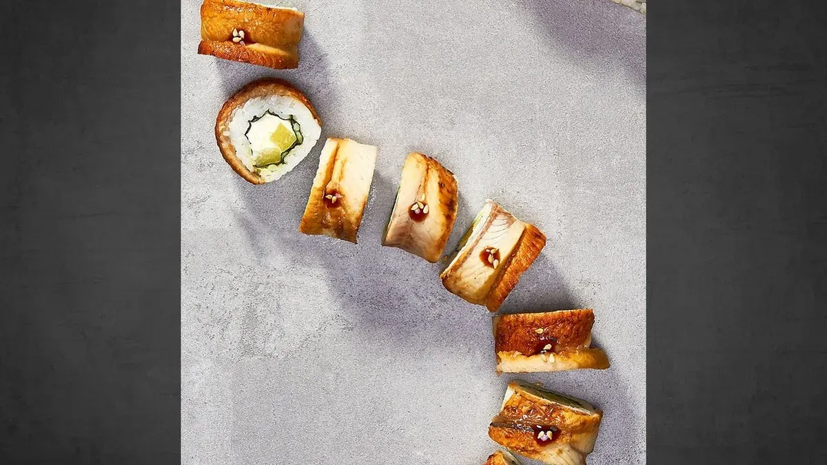 Unagi Onigara maki (8 db)