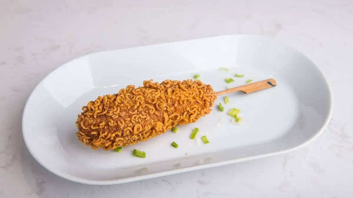 Koreai Corn Dog Ramen Virsli