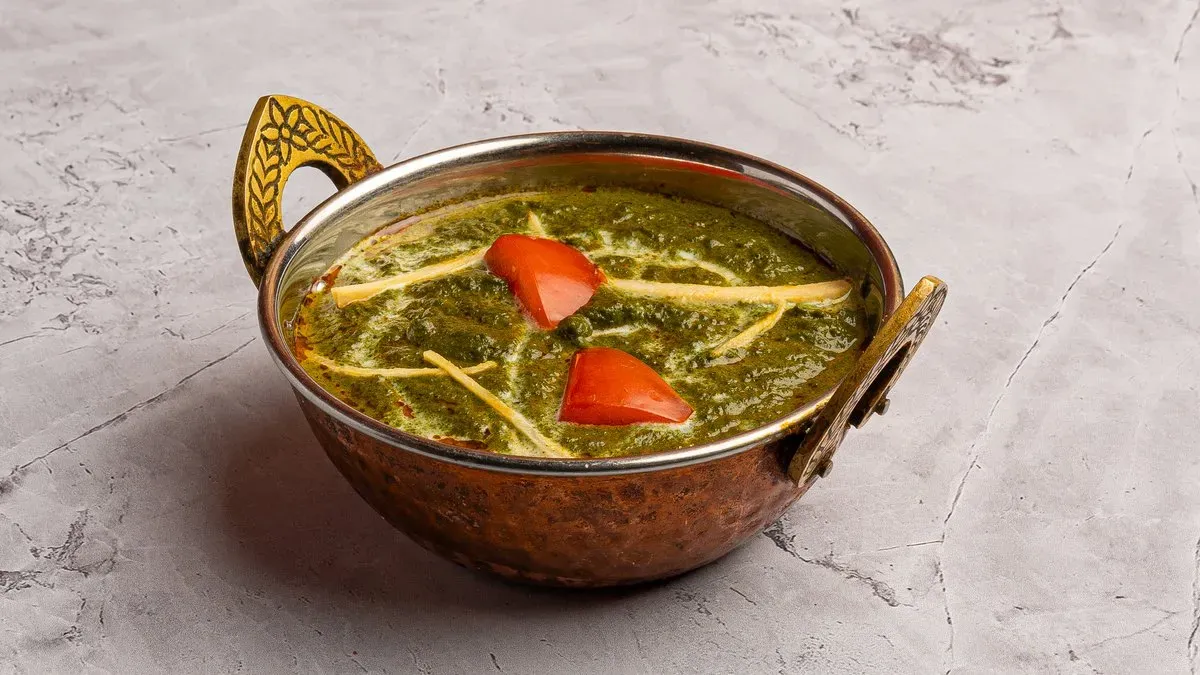 Palak Chicken/Spenótos csirke