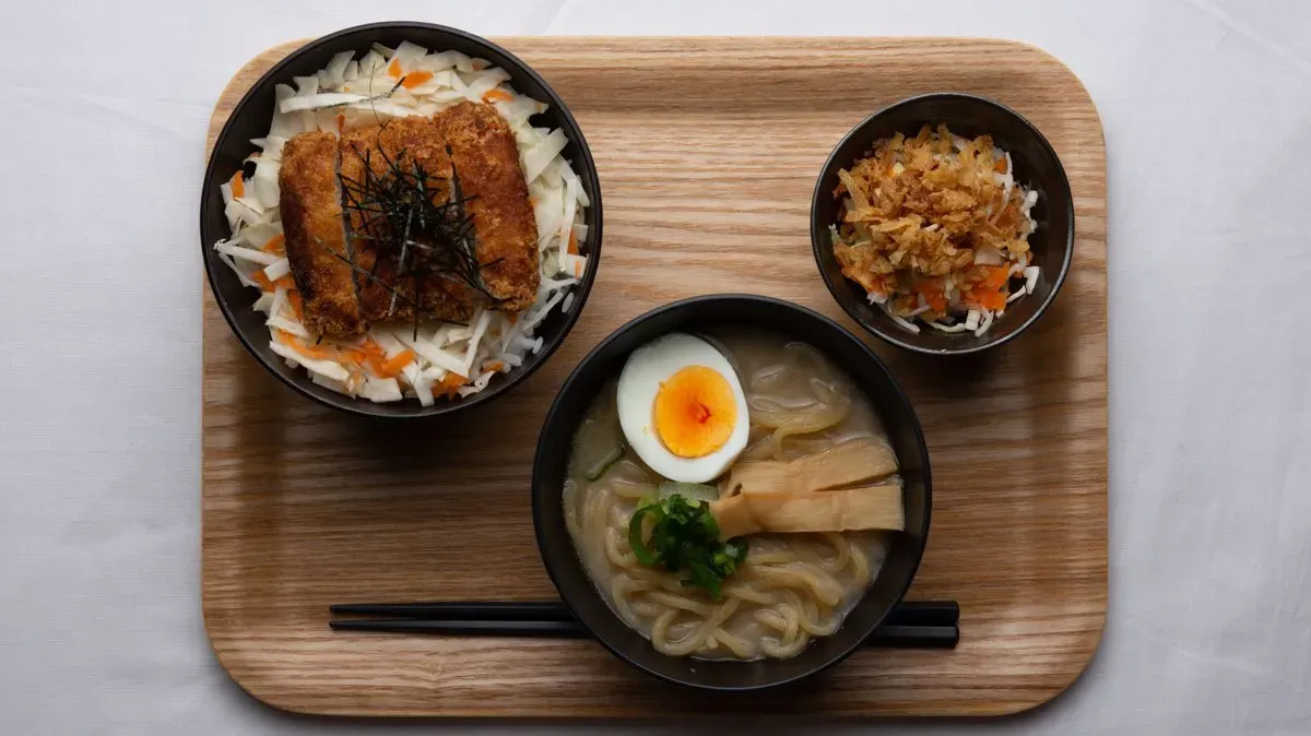 3-Mini Miso Ramen & Mini Katsu Don