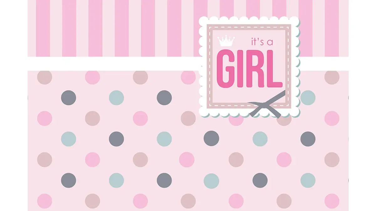 Babaváró csomagolás - Baby girl