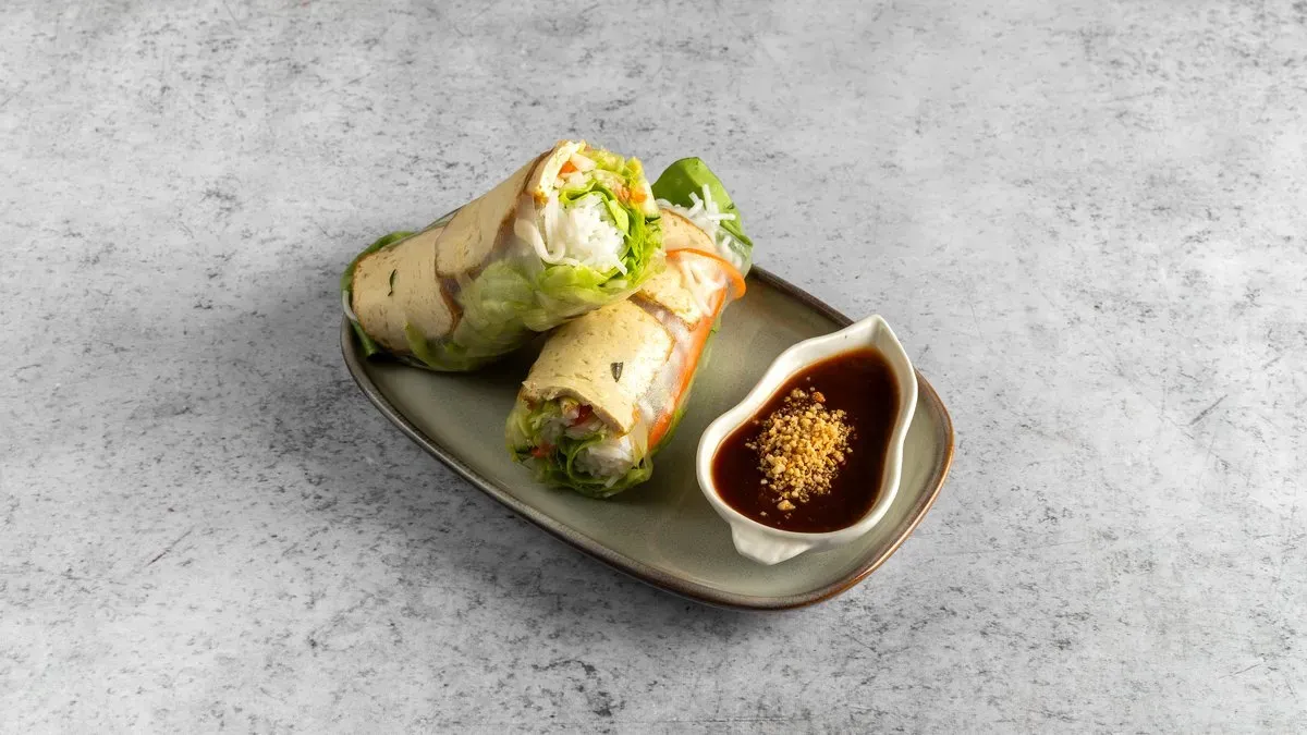 02A. Nyári tekercs tofuval/ Summer roll with tofu
