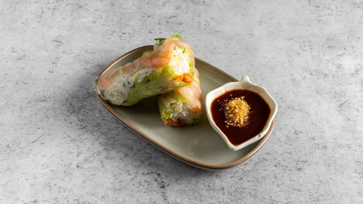 02D. Nyári tekercs garnélarákkal/ Summer roll with shrimp