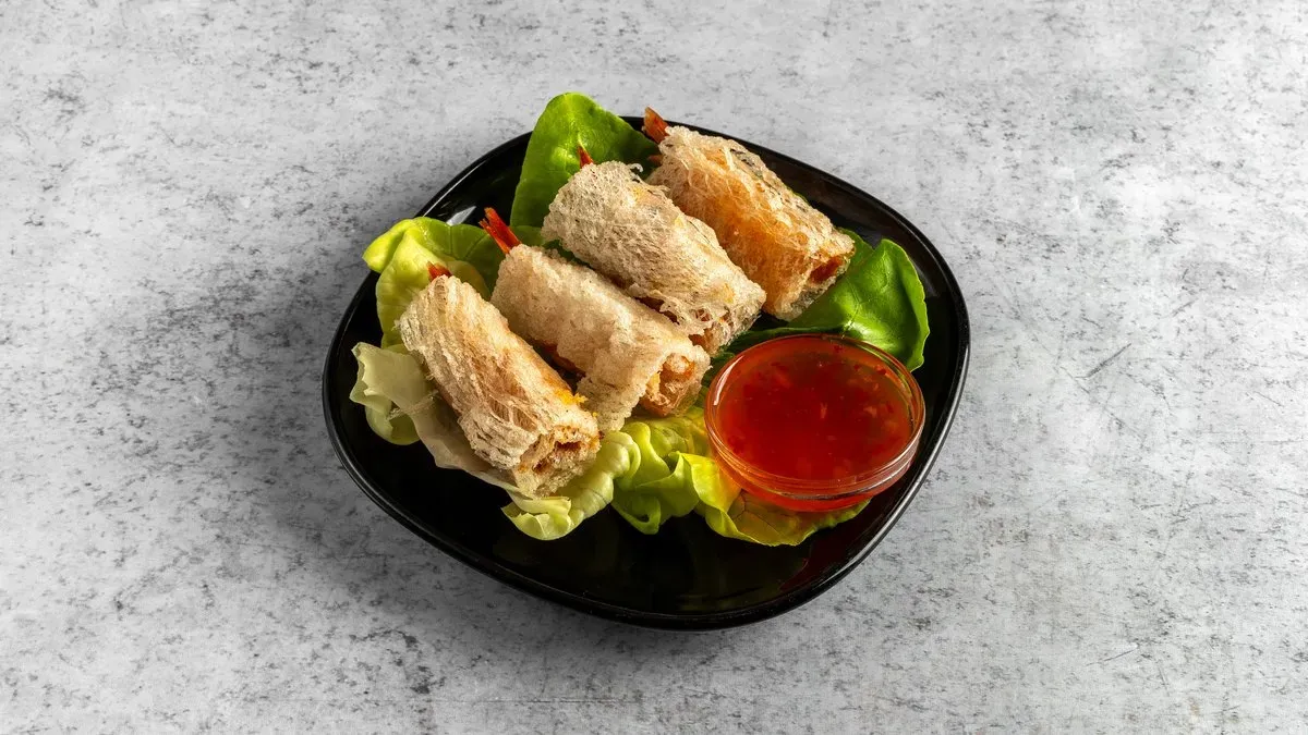 01A. Garnélarák tavaszi tekercs/ Shrimp spring roll