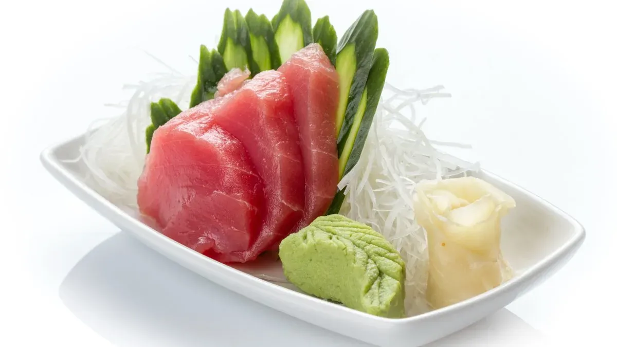 44. Tuna sashimi