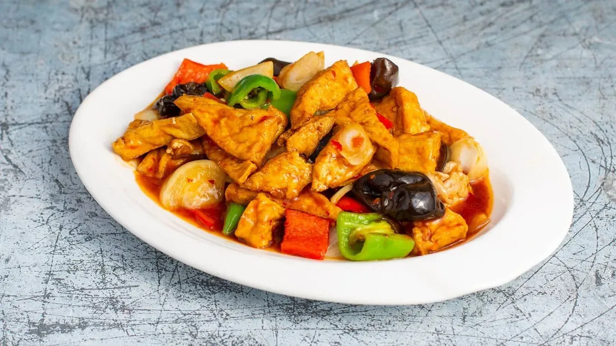 702 Pirított tofu házi módra 家常豆腐