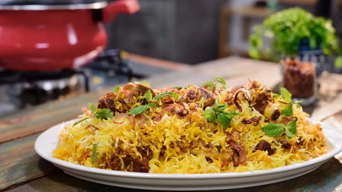 Hyderabadi lamb biryani