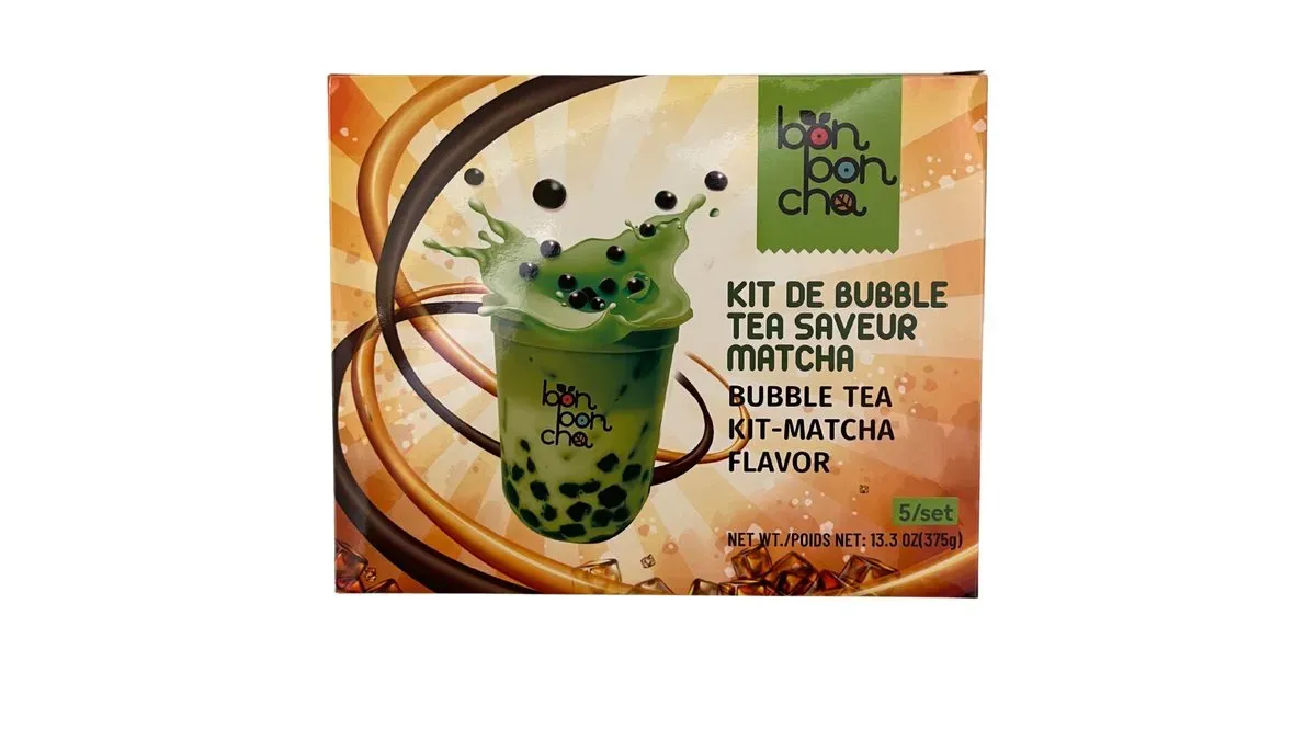 Matcha bubble tea set