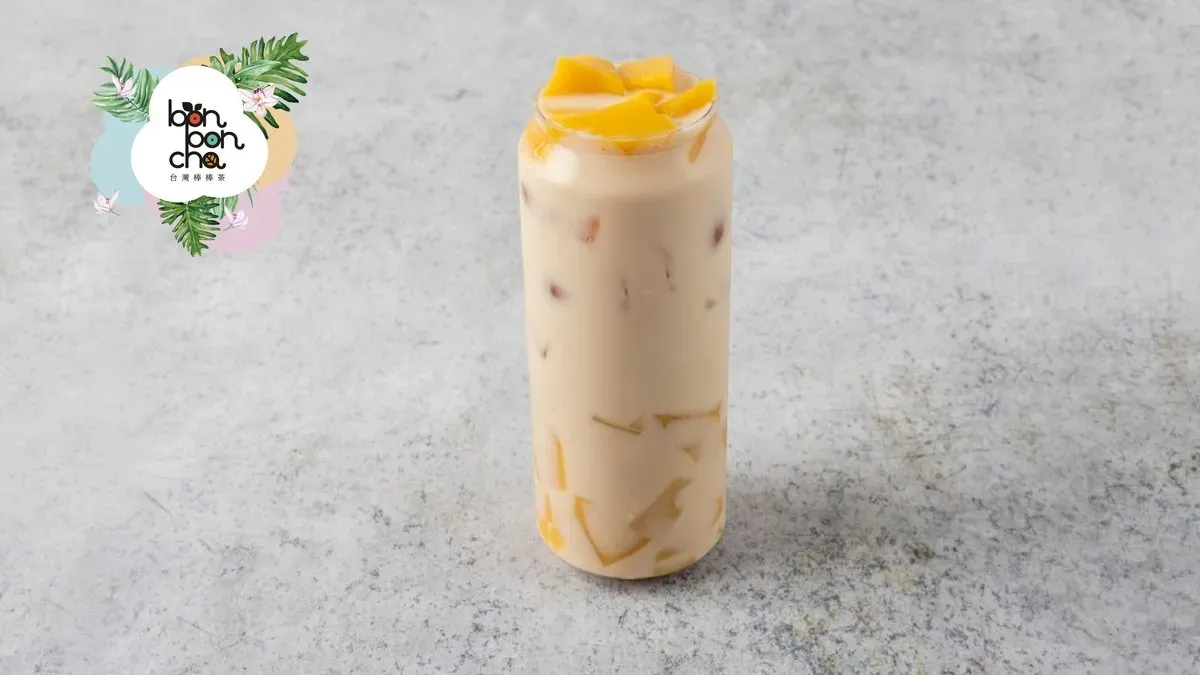 Coconut jelly milk tea