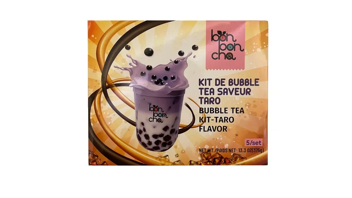 Taro bubble tea set