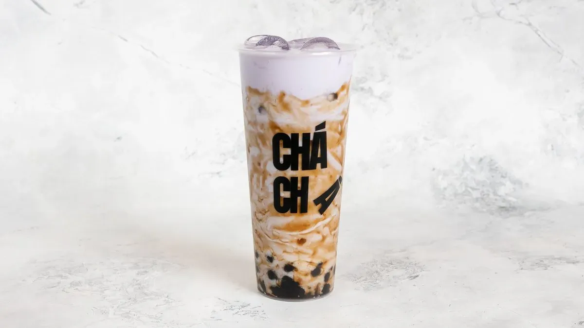 Boba Taro Milk Tea