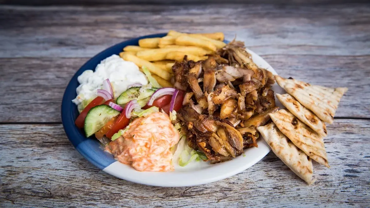 Gyros tál