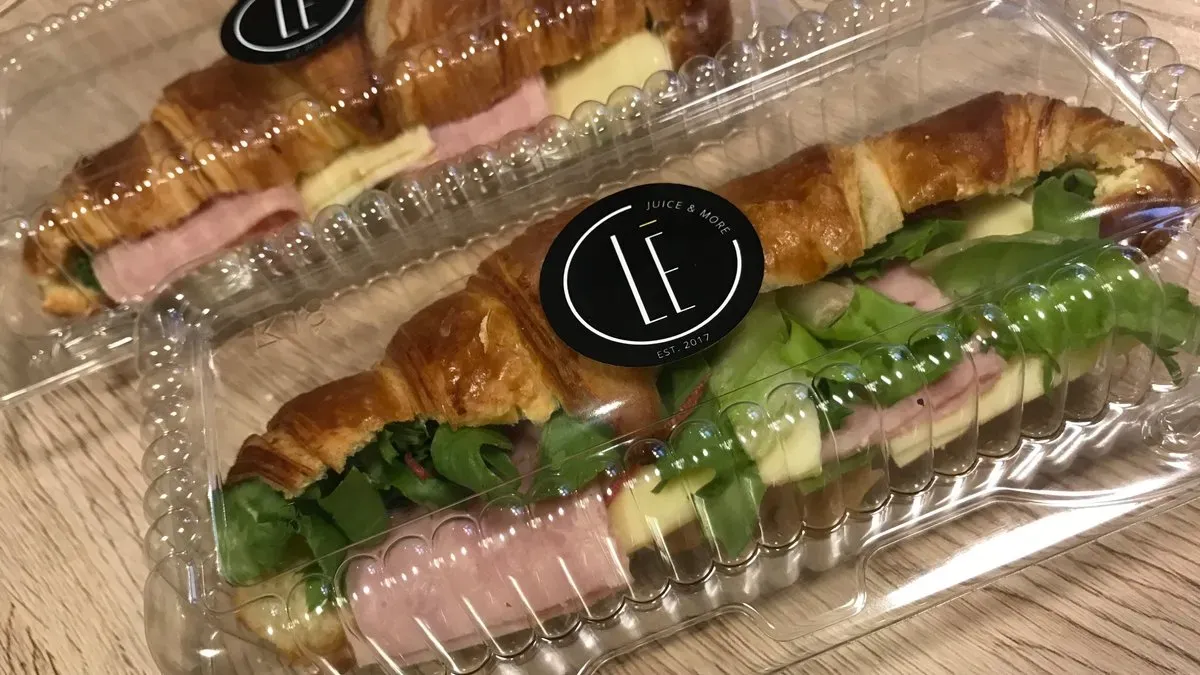Croissant szendvics / sonka-sajt