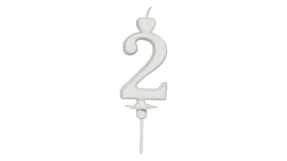 2-es számgyertya