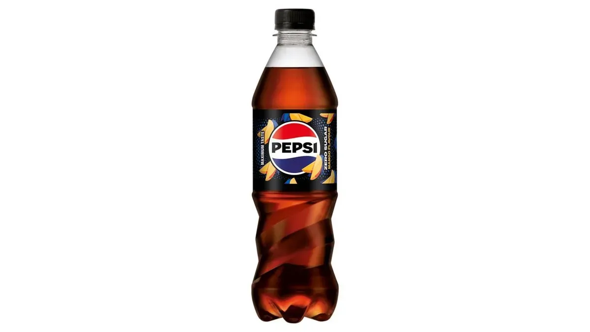 Pepsi Zero colaízű energiamentes szénsavas üdítőital édesítőszerekkel mangó ízesítéssel 500 ml