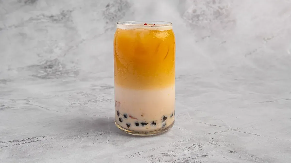 Rose bubble tea