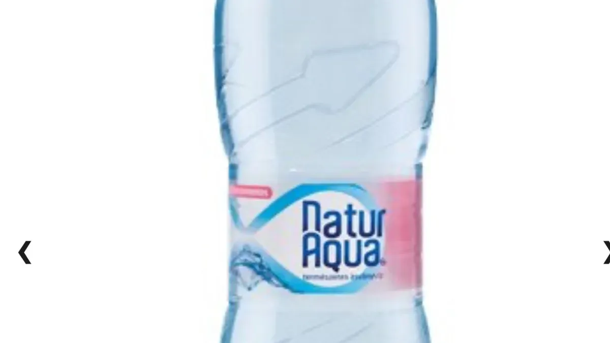 Ásványvíz, szénsavmentes, 0,5 l, NATUR AQUA