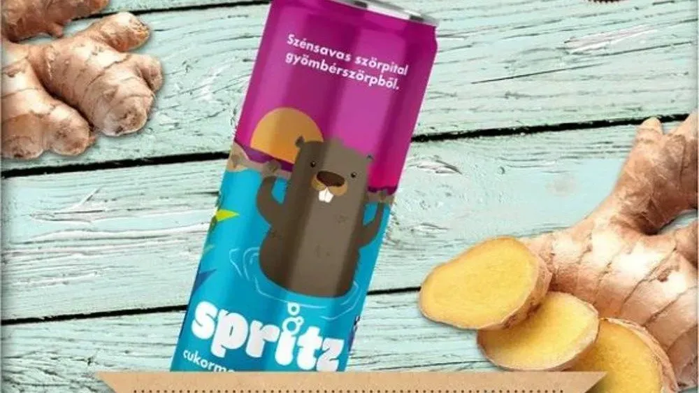 Cukormentes gyömbér szénsavas szörpital