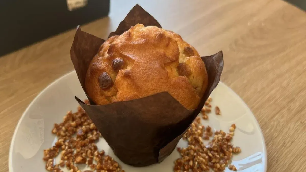 Karamellás-ribizlis muffin