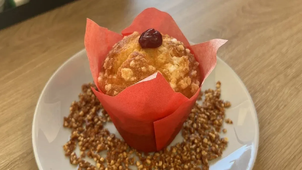 Citromos muffin málnakrémmel