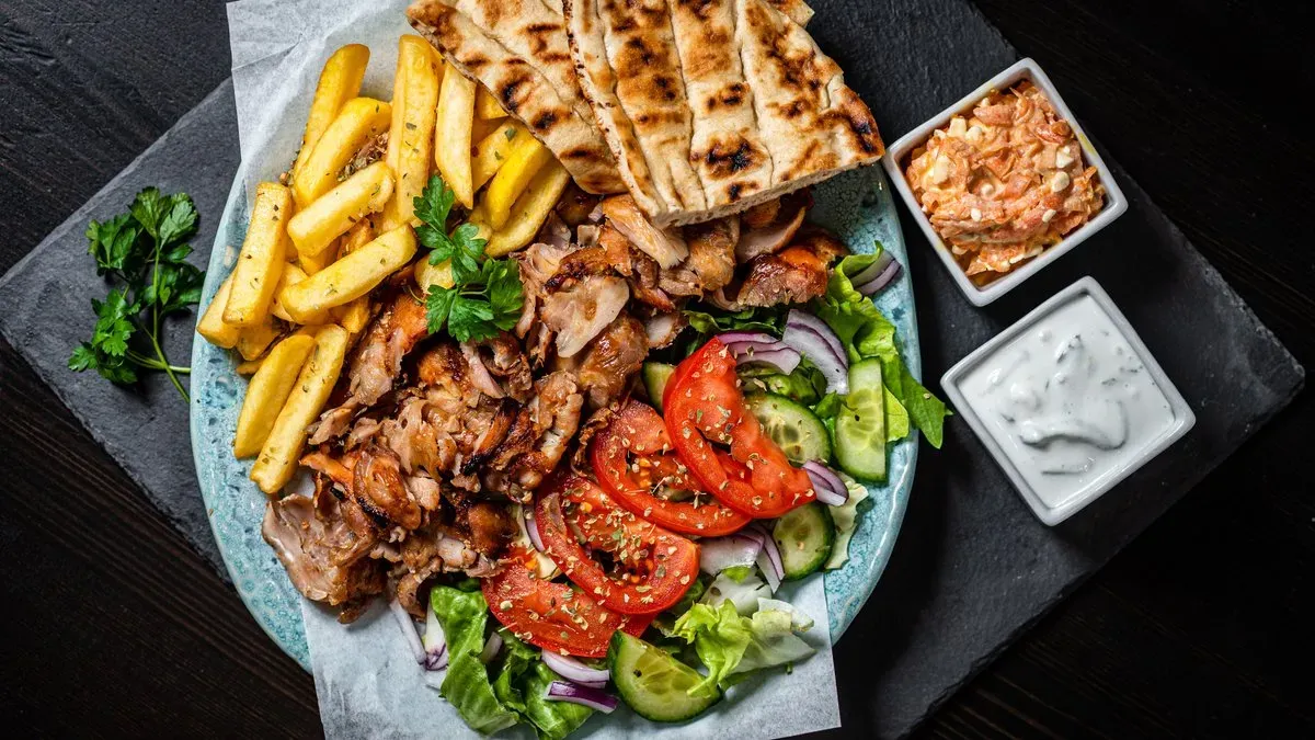 Görög gyros vega kistál