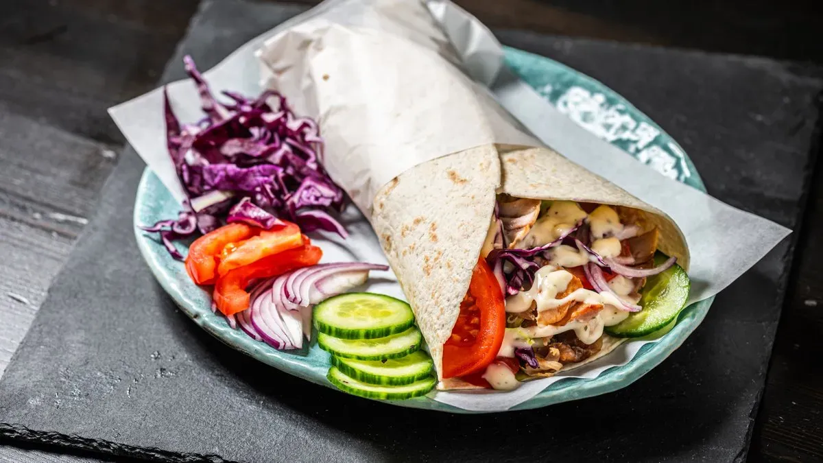 Klasszik gyros vega tortilla