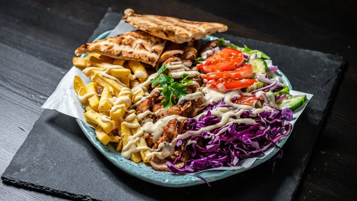 Klasszik gyros kis tál
