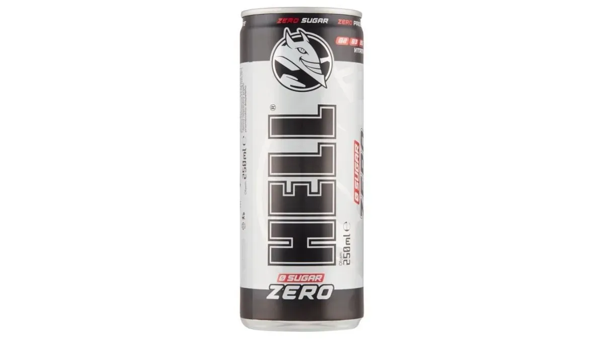 Zero sugar Hell energy drin