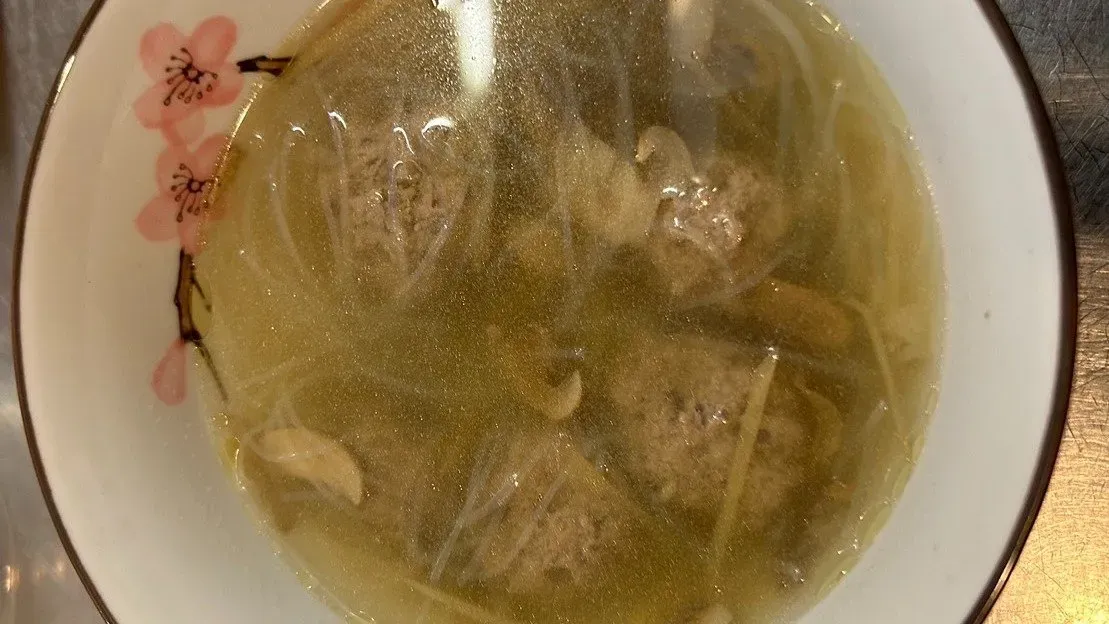 Meat ball soup