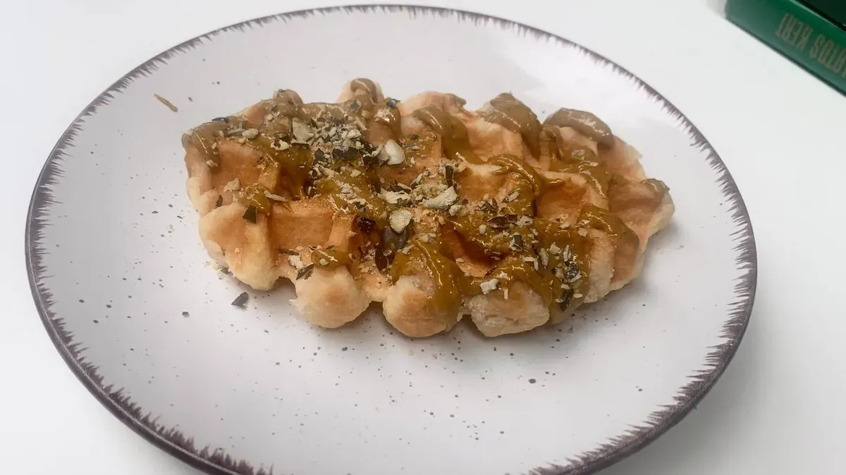 Pisztáciás Belga gofri (Pistachio waffle)