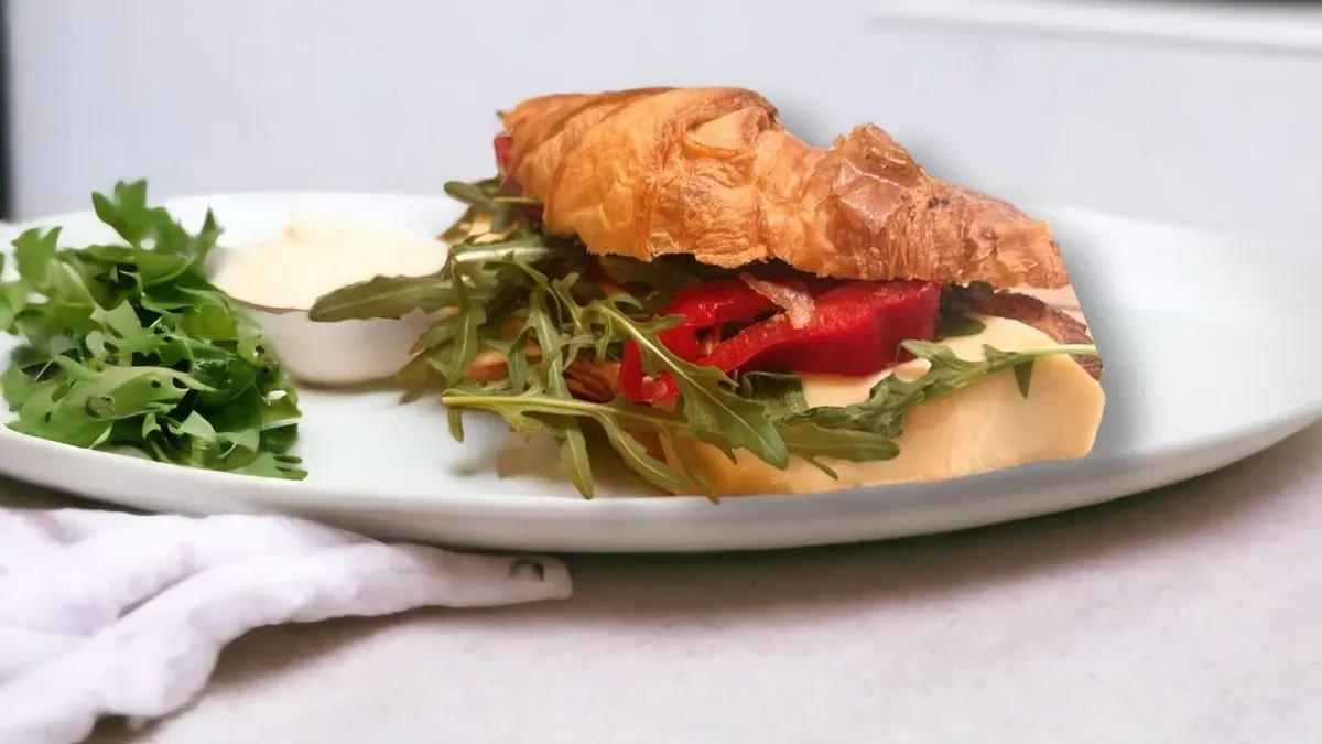 3 cheese croissant
