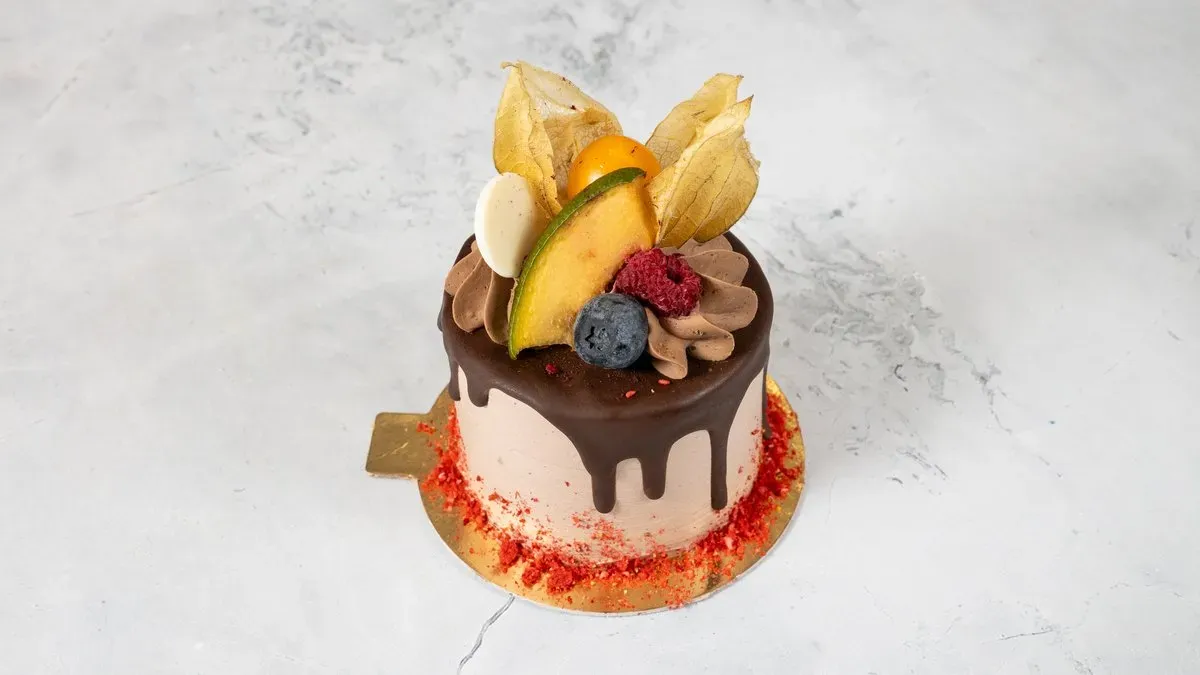 Cukor és gluténmentes mangós-csokis mini torta