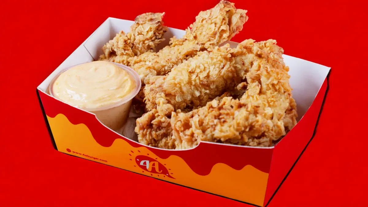Chicken strips + szósz
