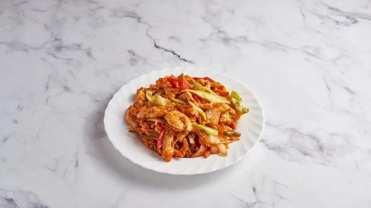 (Csípős) Chilis csirkehús(nagy adag)辣子鸡大
