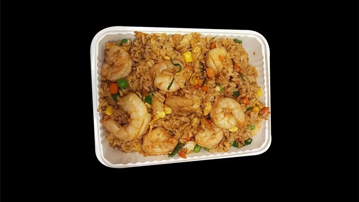 Pirított rizs rákkal 虾炒饭
