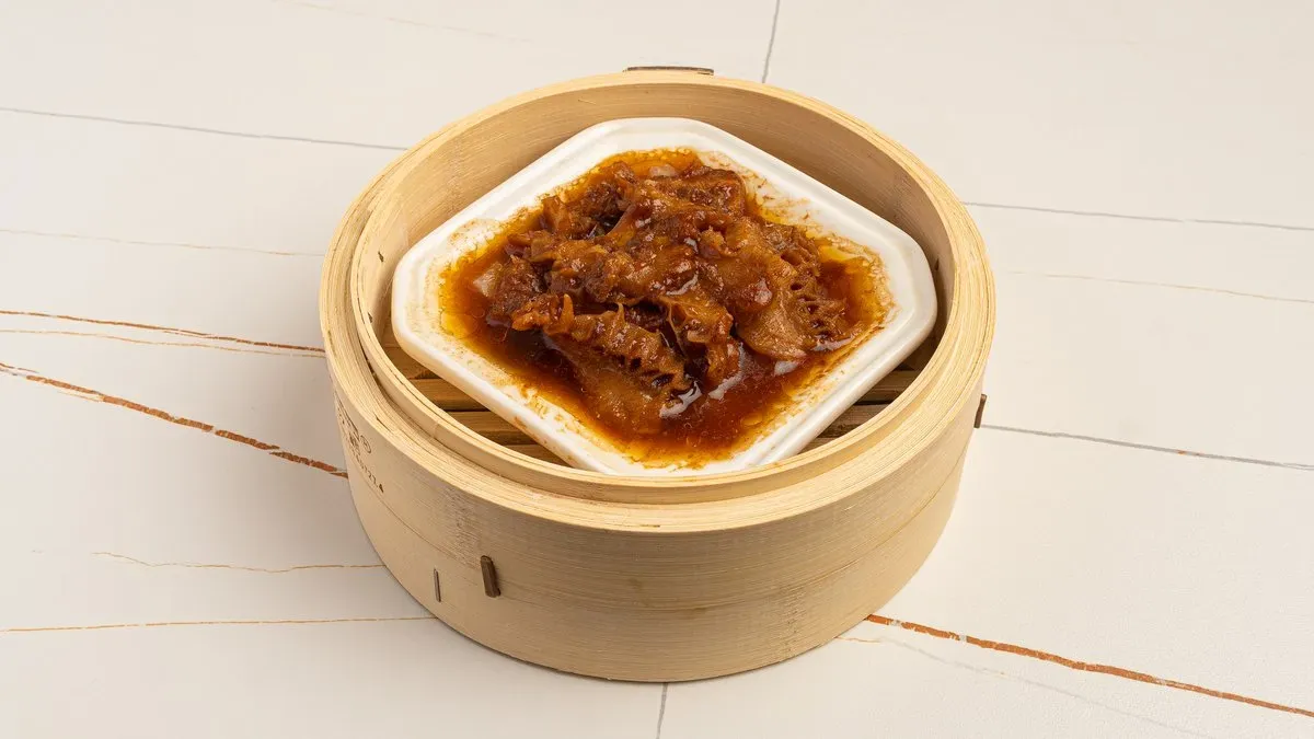 207. Párolt satay marha pacal 沙爹金钱肚 Steamed Satay Beef Tripe