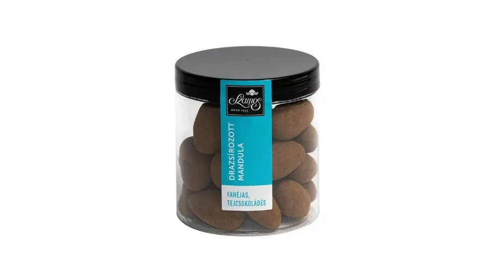 Drazsírozott mandula fahéjas tejcsokoládé 130g