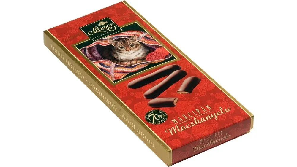 Macskanyelv díszdoboz 120g (12db)