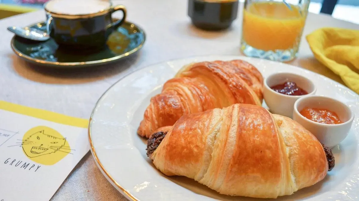 Csokoládés francia croissant