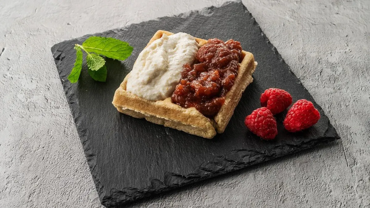 Cheesecake ízű gofri