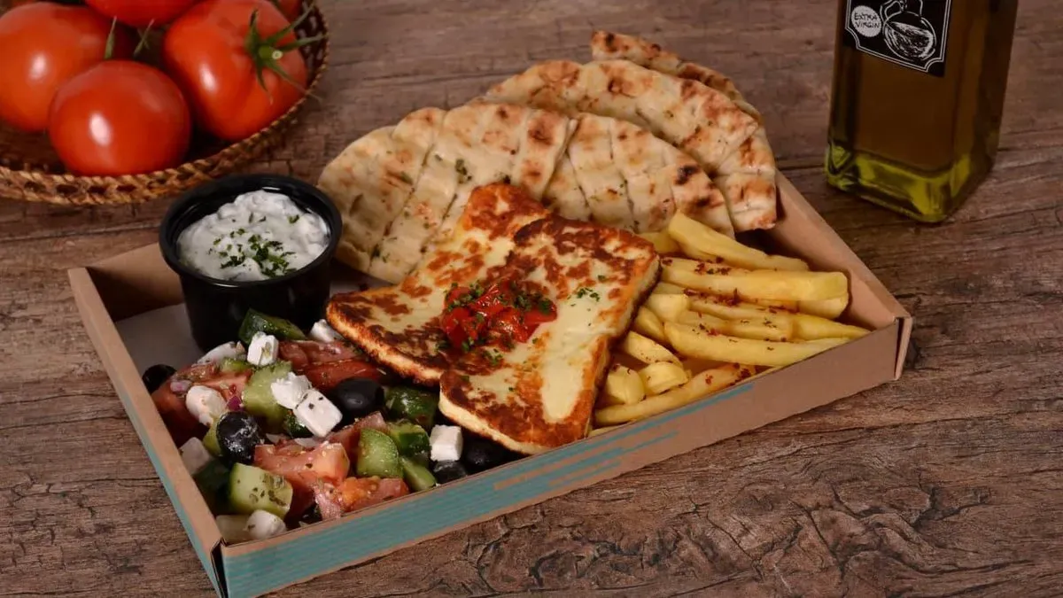 Halloumi tál