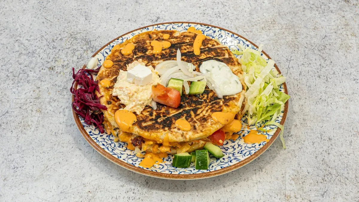 Speciális gyros pizza