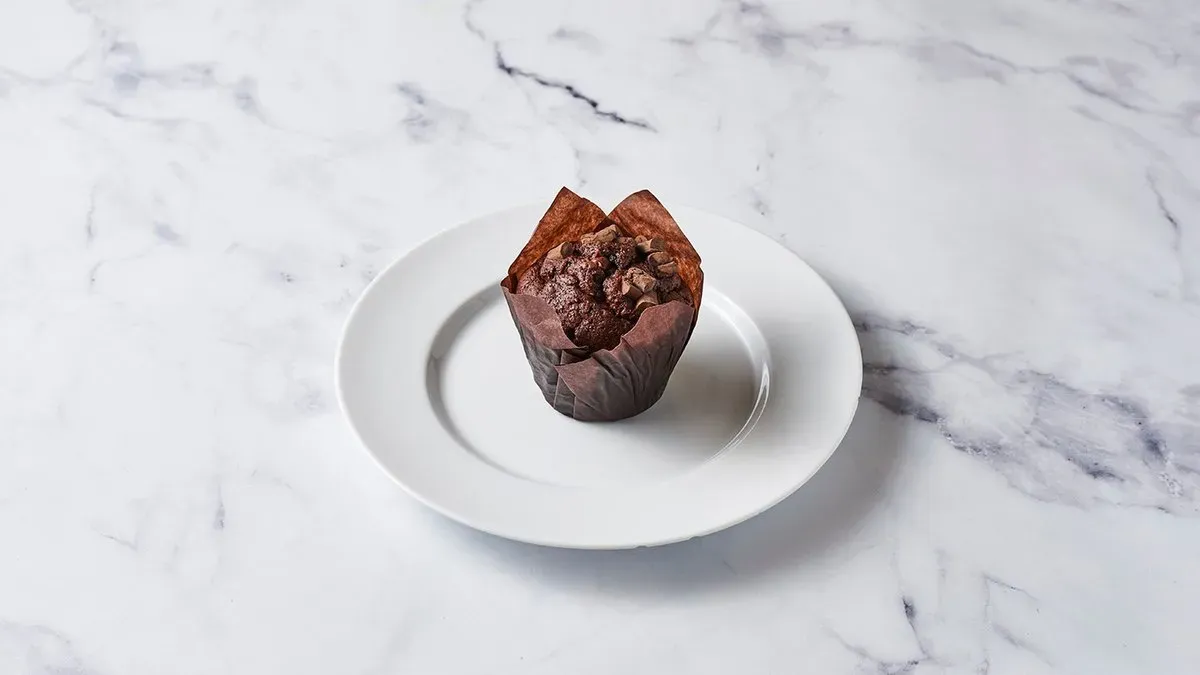 Csokis-mogyorókrémes muffin