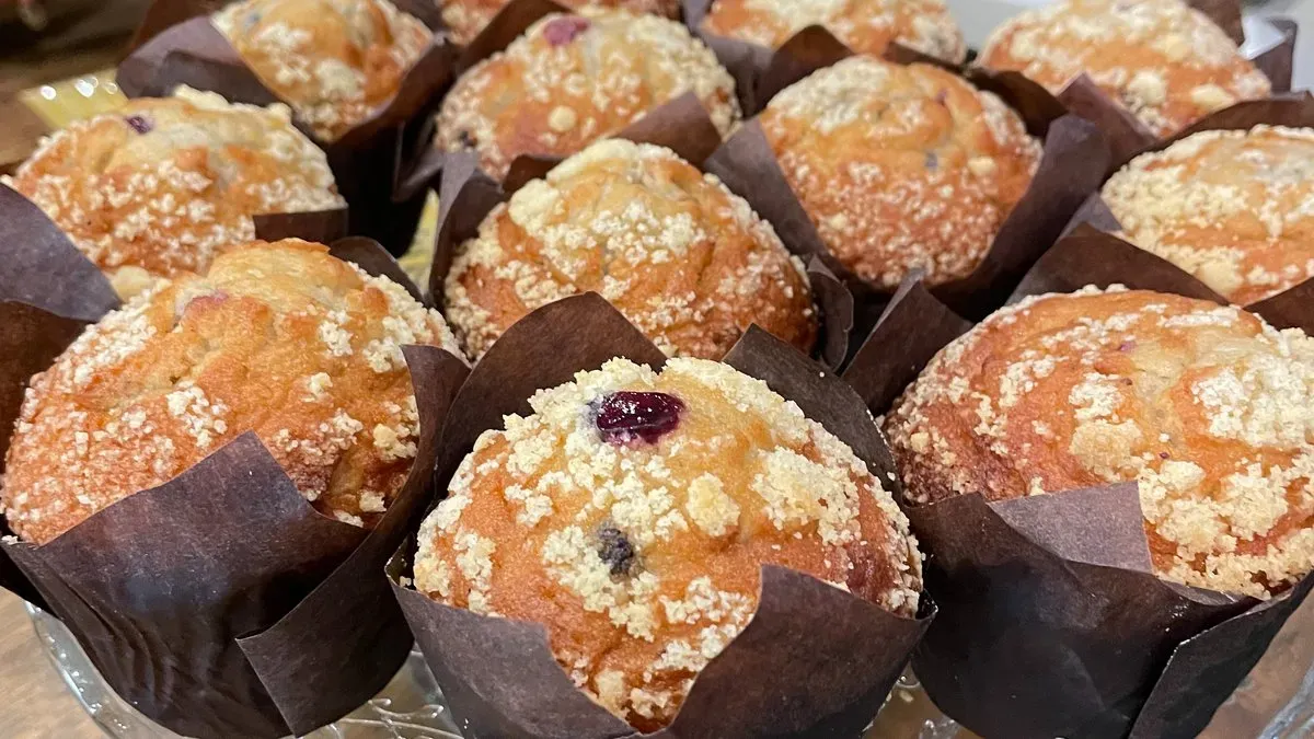 Kézműves Áfonyás Muffin