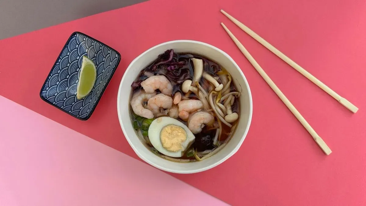 Ramen garnélával