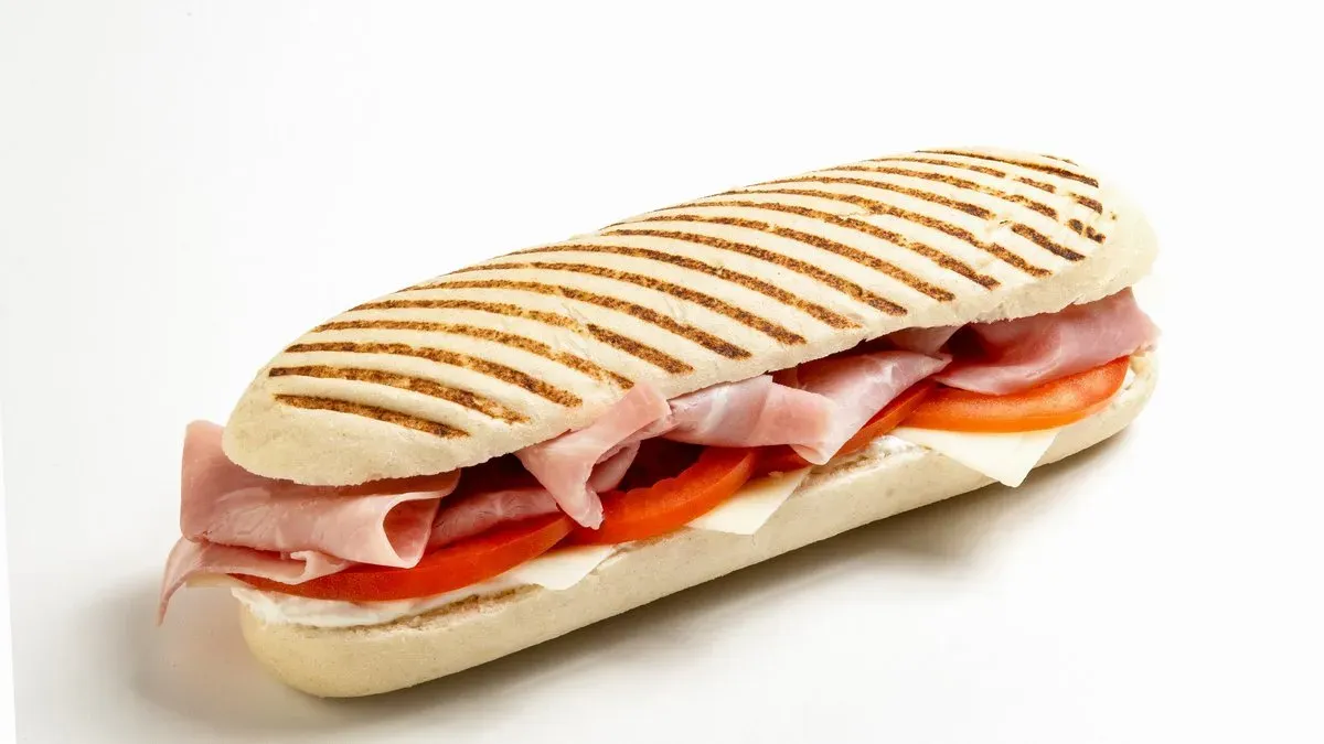 Ham and cheese panini