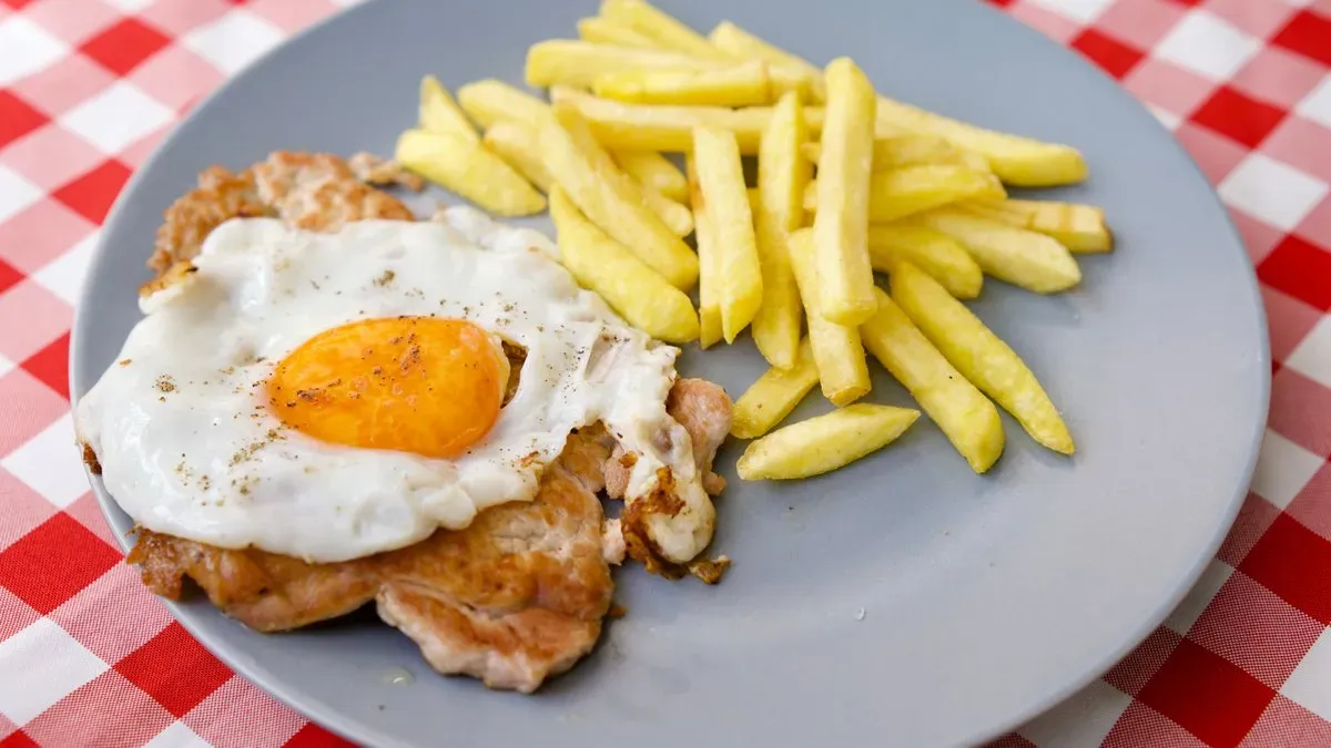 Holstein szelet sült krumplival