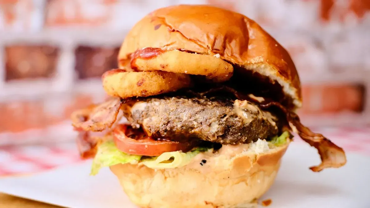 BBQ hamburger