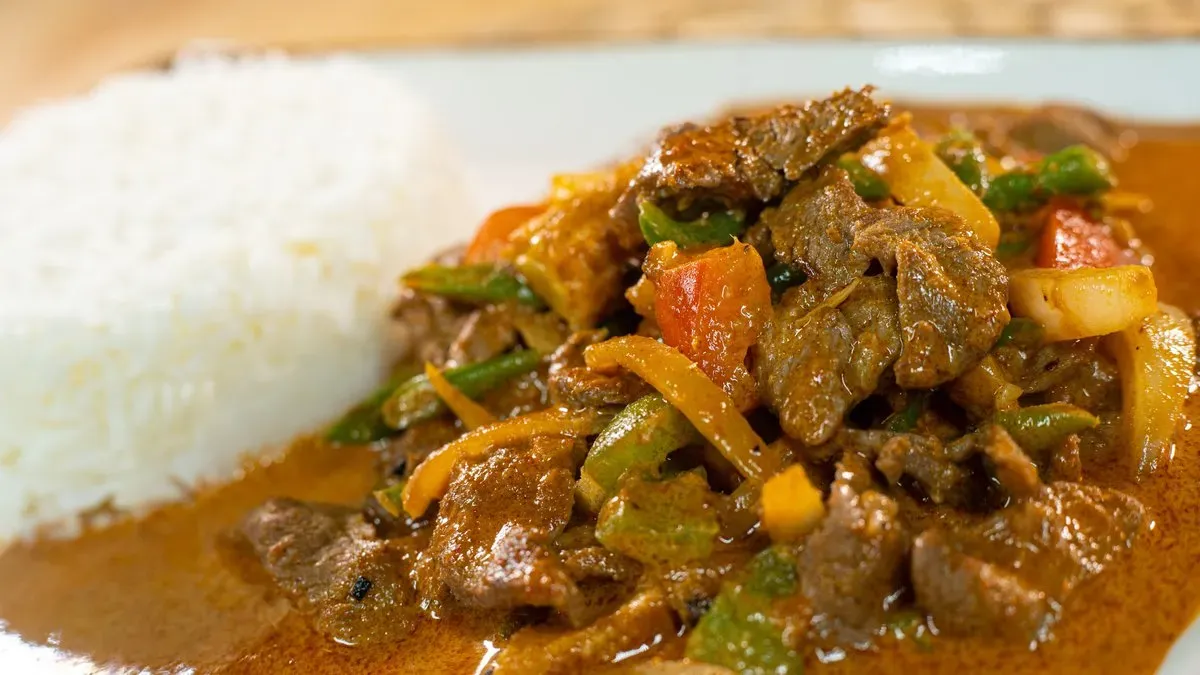 Vörösboros vörös curry (Kacsa) 🌶️🌶️🌶️🌶️🌶️